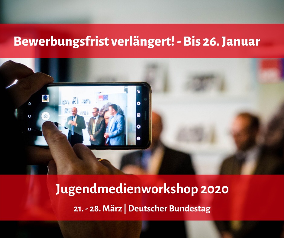 Jetzt bewerben - Jugendmedienworkshop | 21. - 28. März 2020